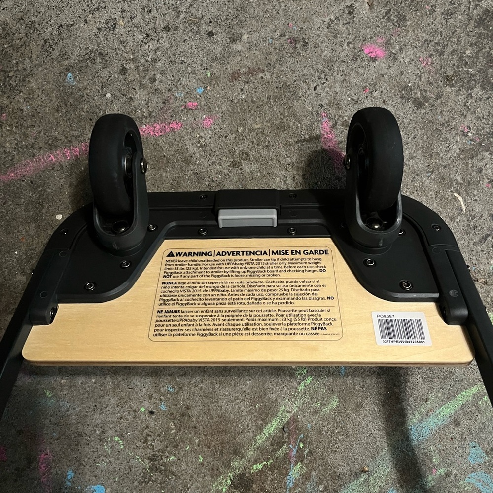 UPPAbaby PiggyBack Ride-Along Board for Vista and Vista V2 Strollers - like NEW!